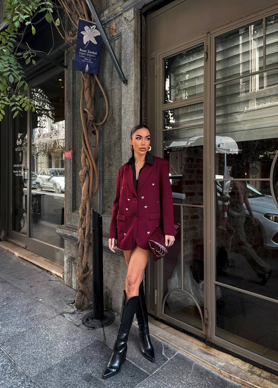 Burgundy BLazer