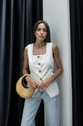 Off white vest