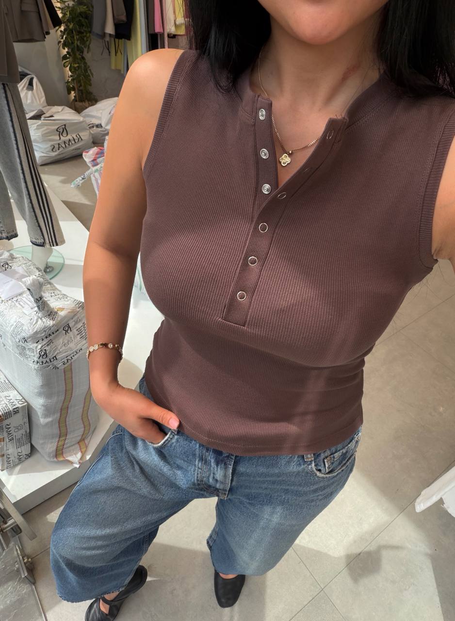 White Black Blue top