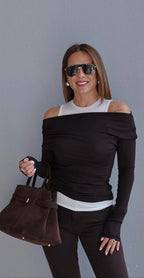 Burgundy Brown top