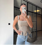 Beige top