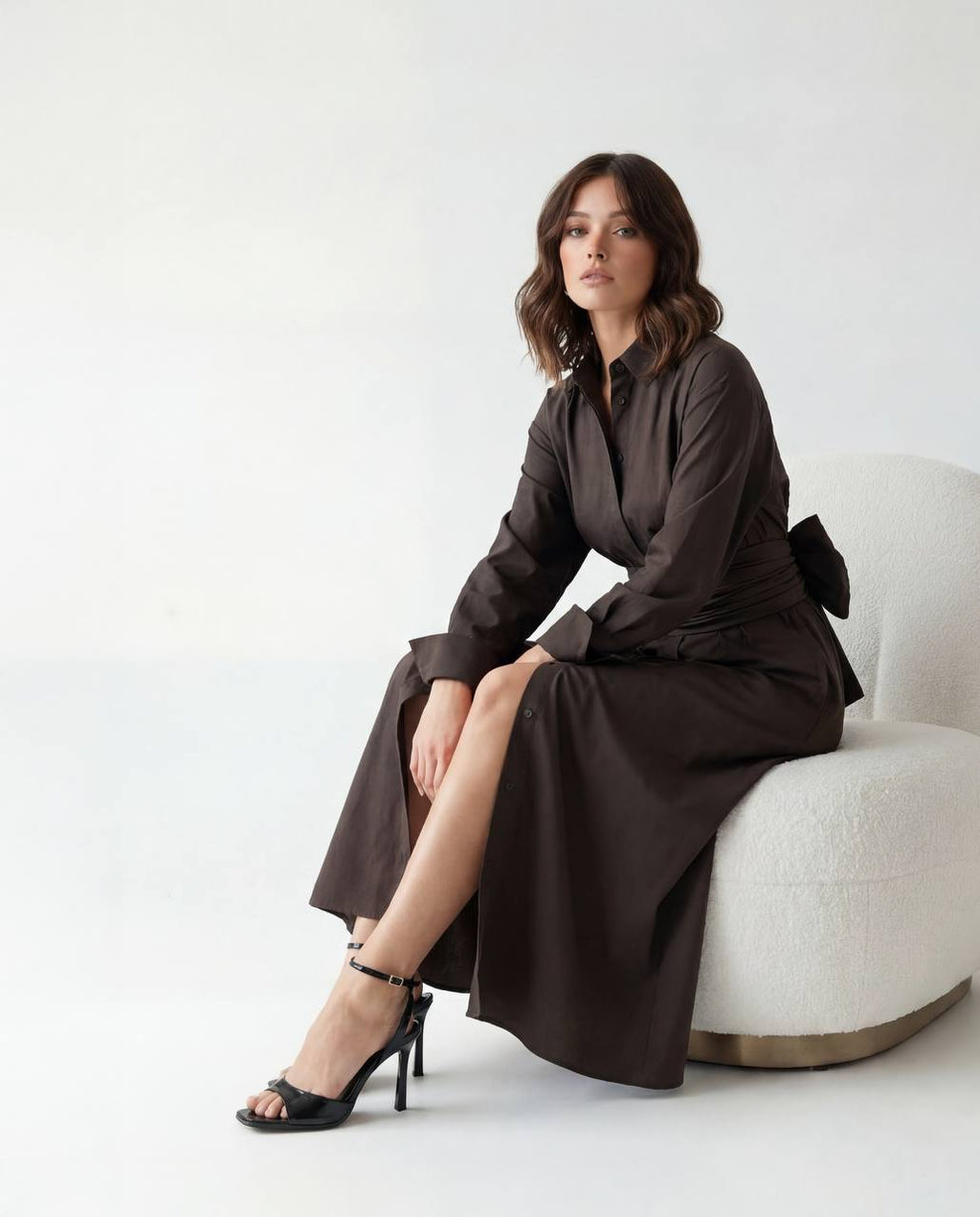 Brown dress