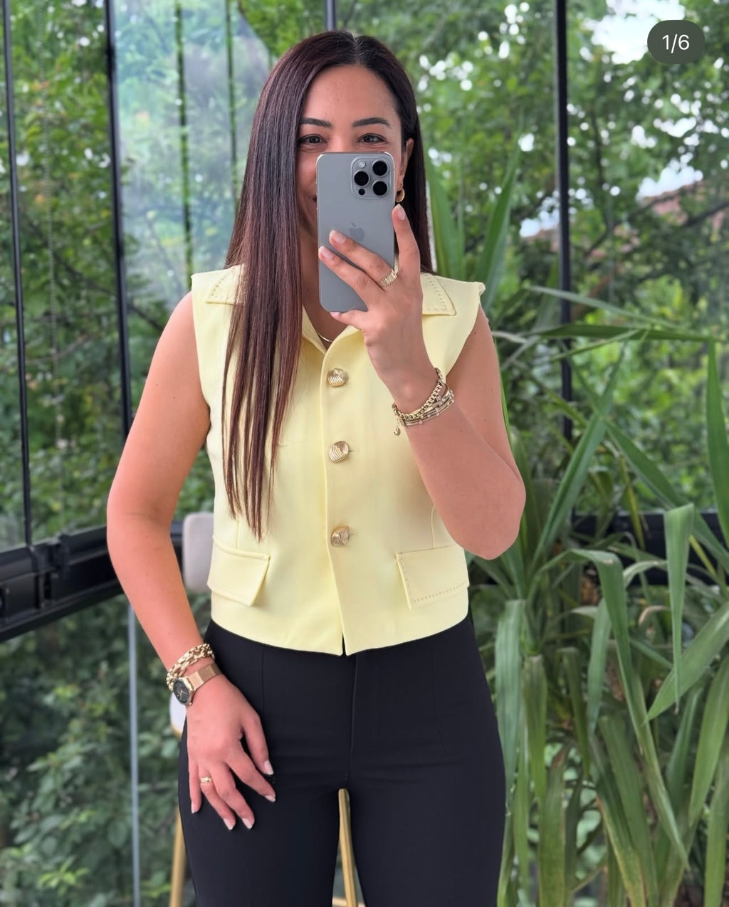 Yellow blazer