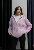 Pink knitwear