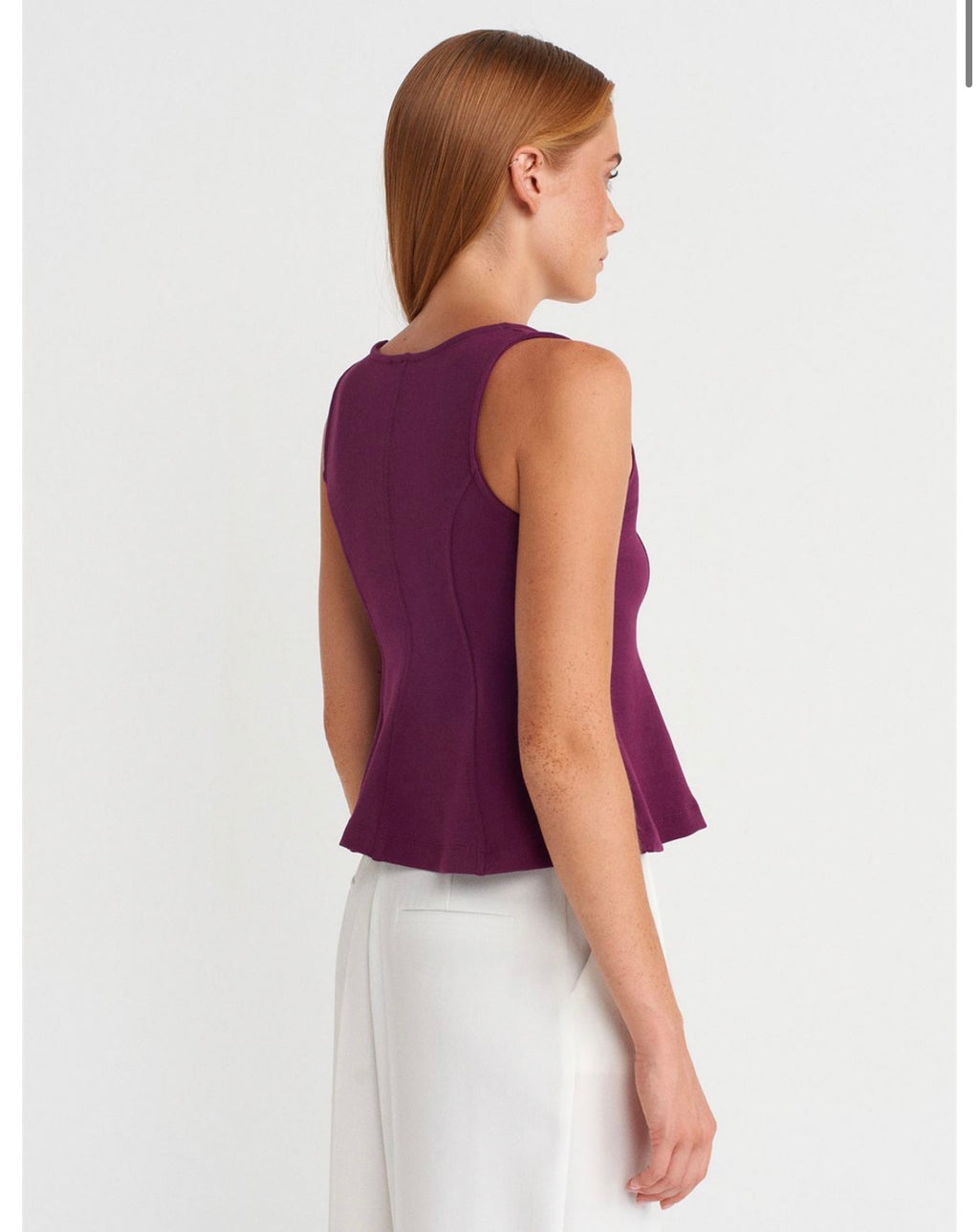 Purple/Yellow/olive green top