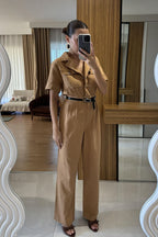 Camel jumpsuit
