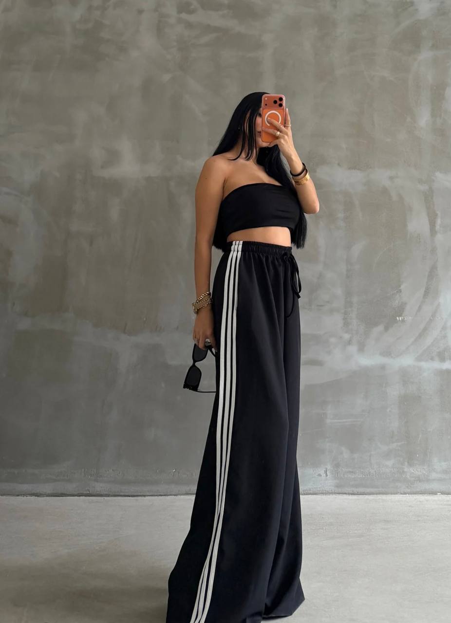 Black/White sport pants
