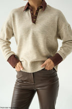Beige top