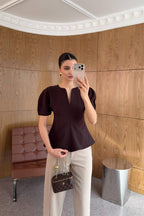 Brown top
