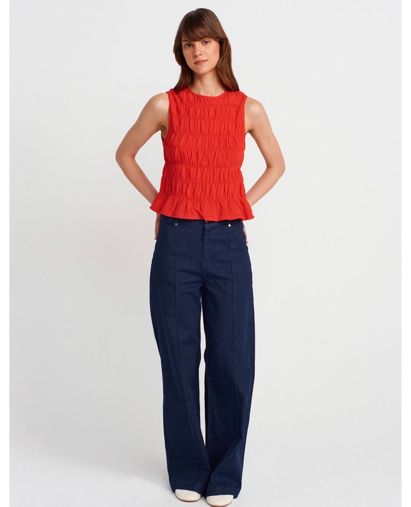 Red/Beige/Pink top