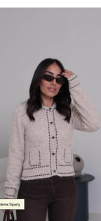 White Beige cardigan