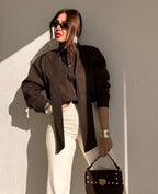 Brown shirt