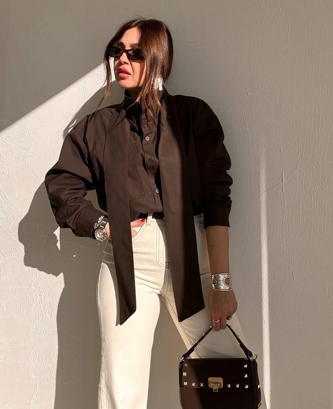 Brown shirt