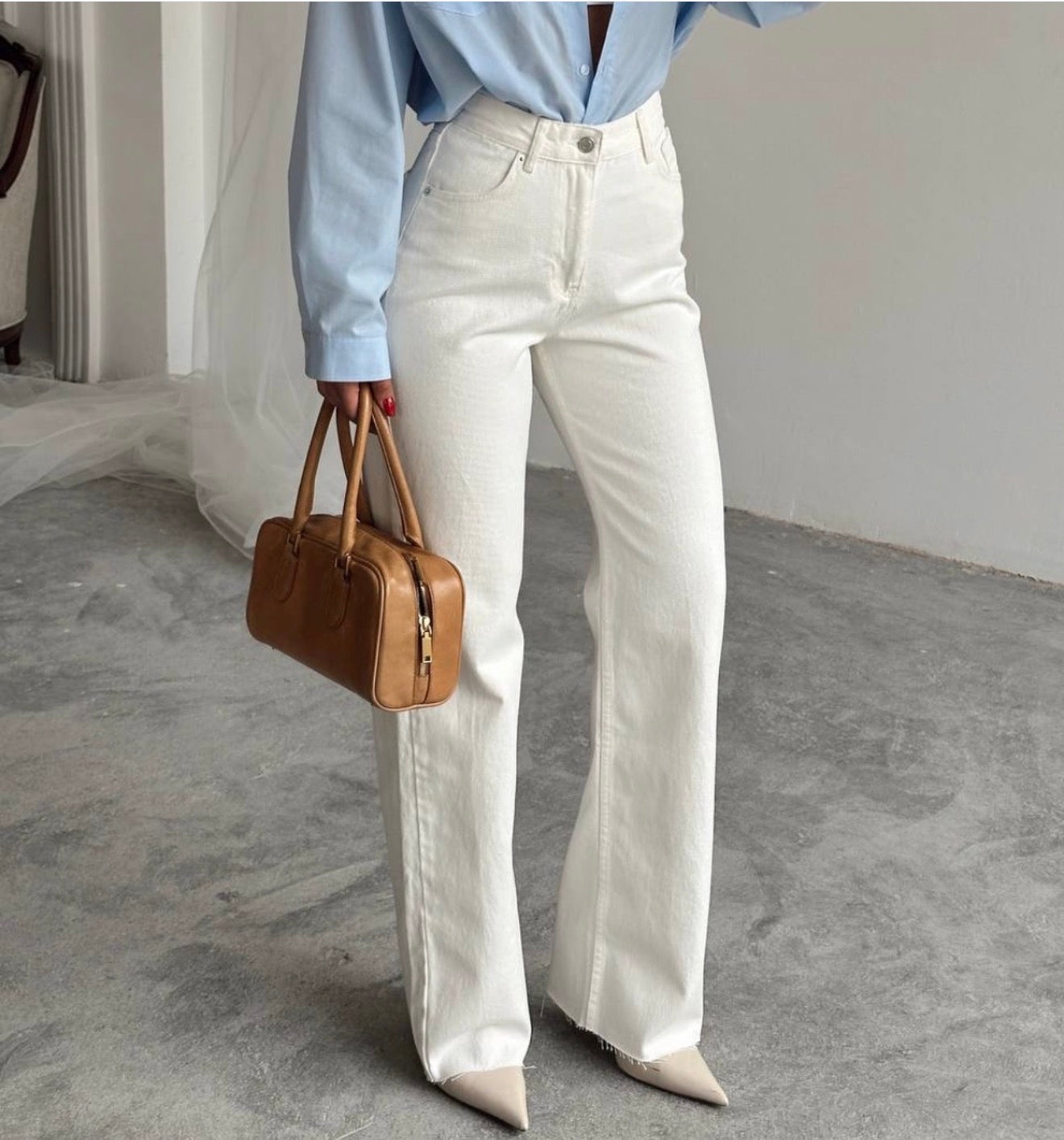 White jeans