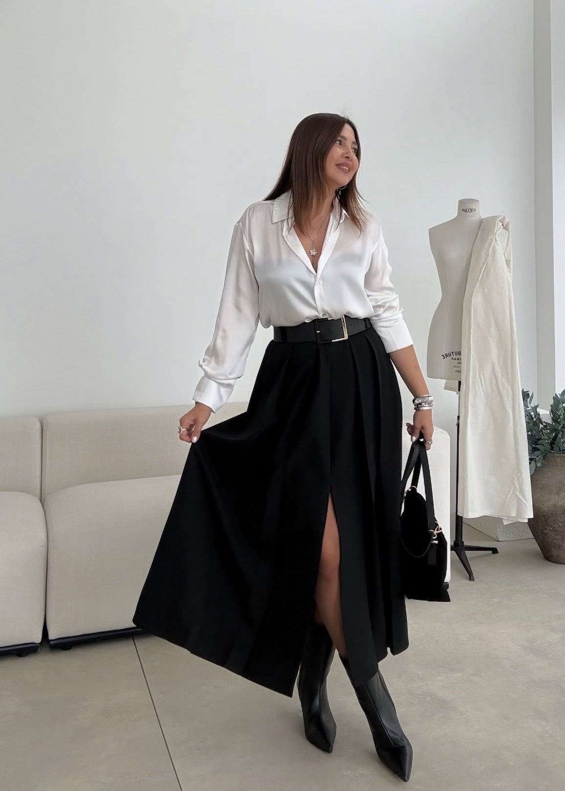 Black/Brown skirt
