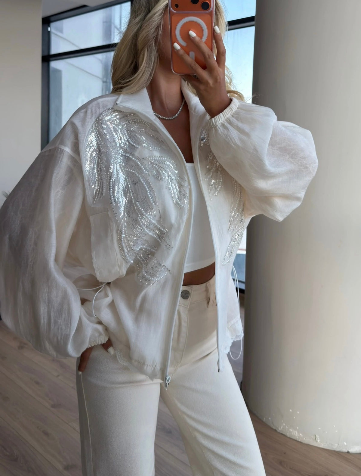 White jacket