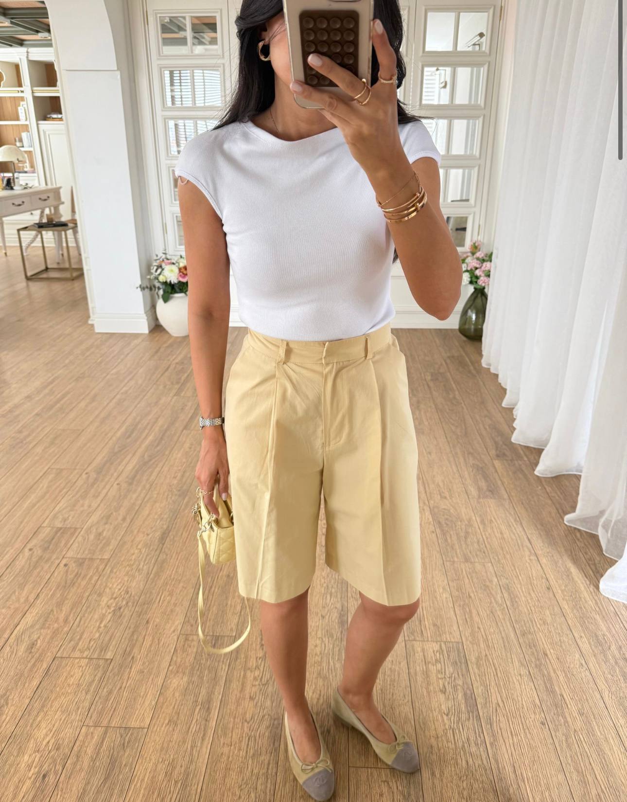 White/Brown top