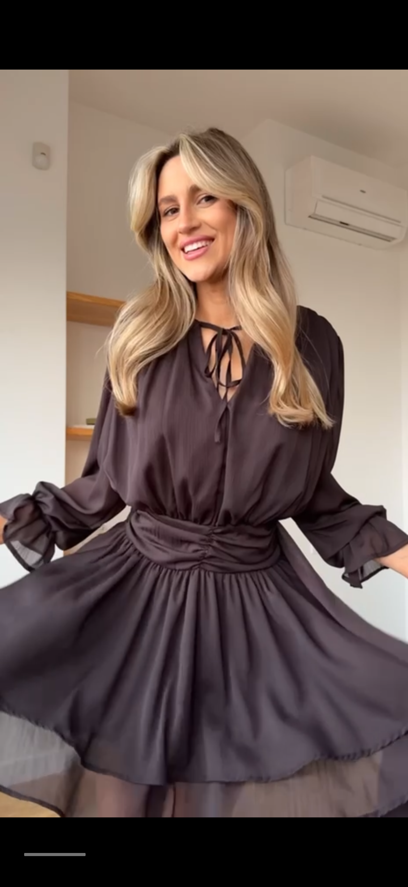 Brown dress