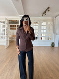 Brown shirt