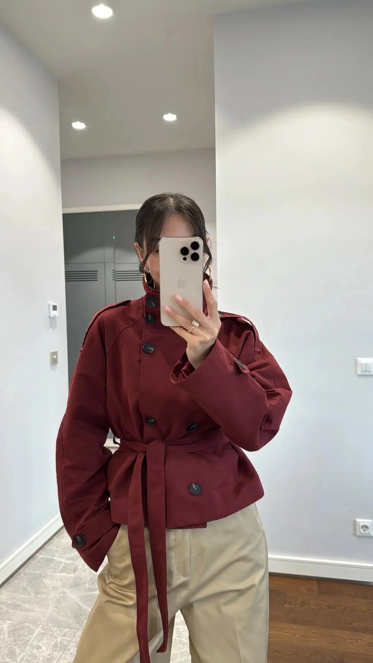 Black Burgundy jacket