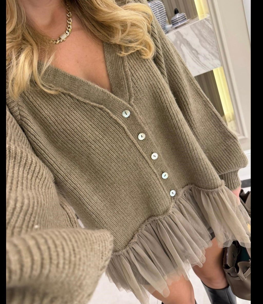 Beige cardigan