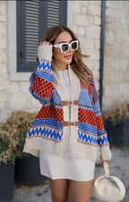 Colorful cardigan