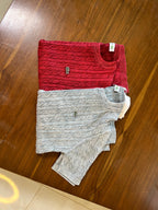 Grey/Red Top