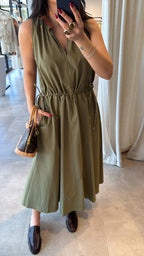 Olive green dress
