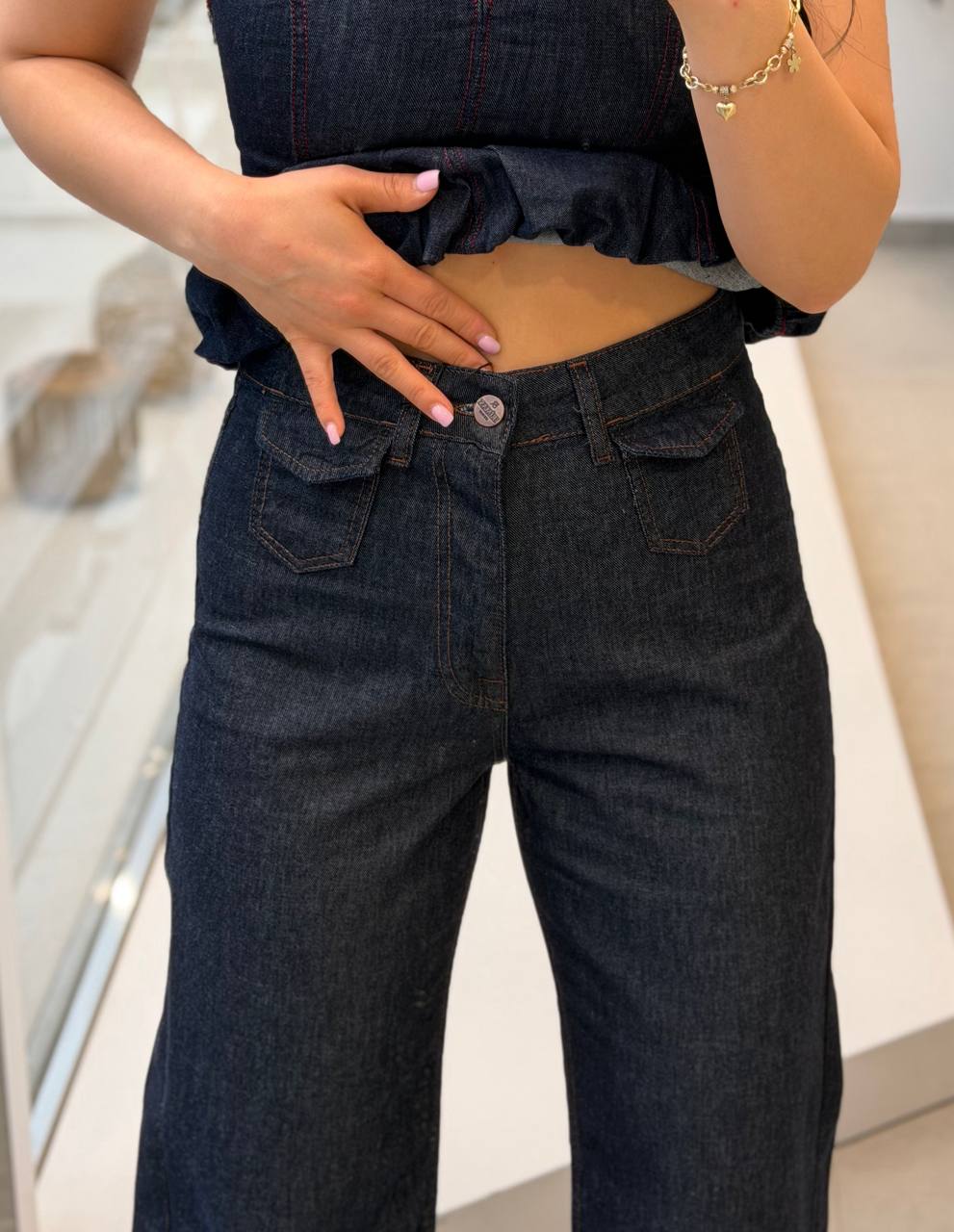 Dark jeans