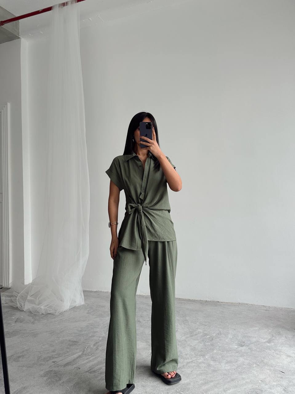 Olive green set