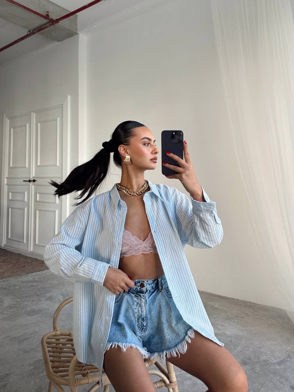 Blue shirt