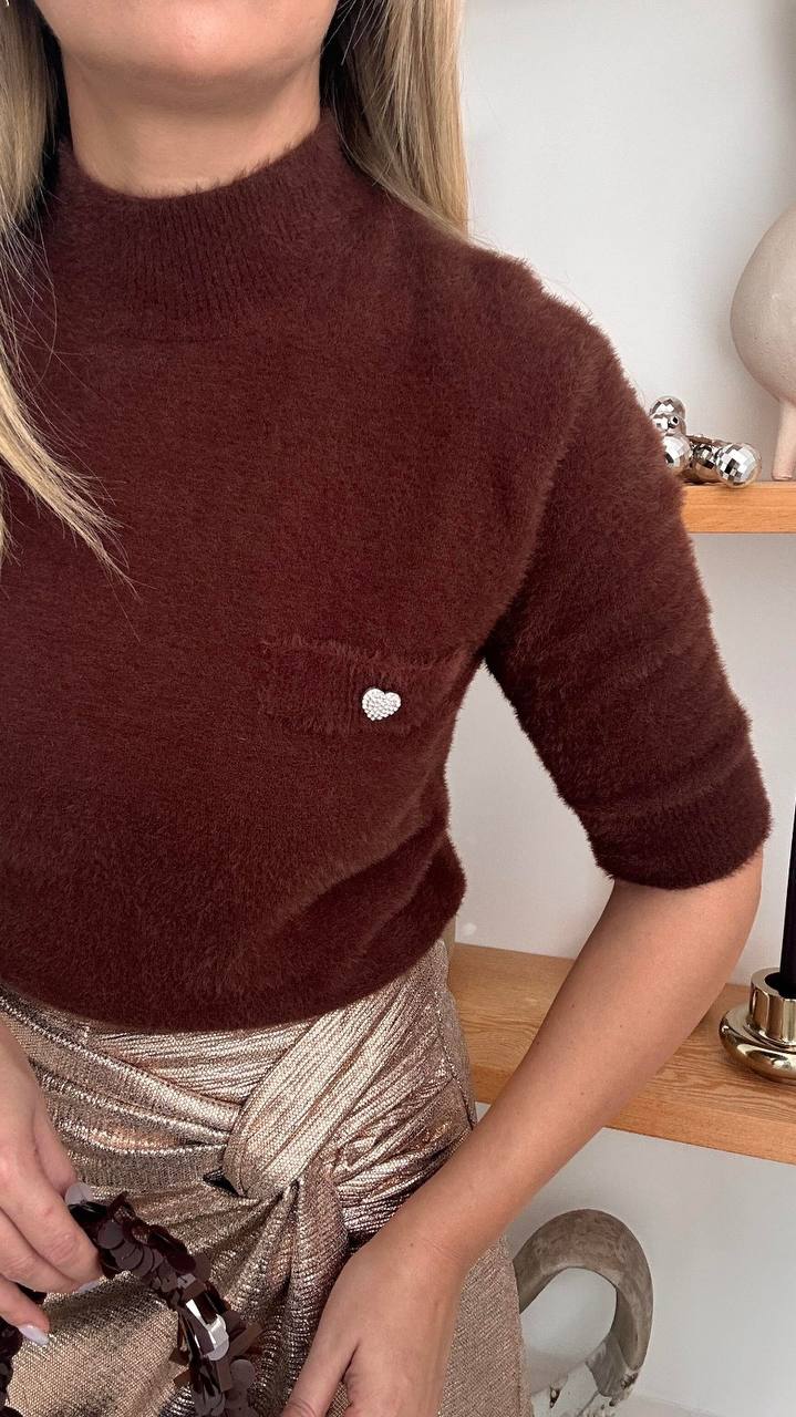 Burgundy Brown top