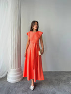 Orange dress