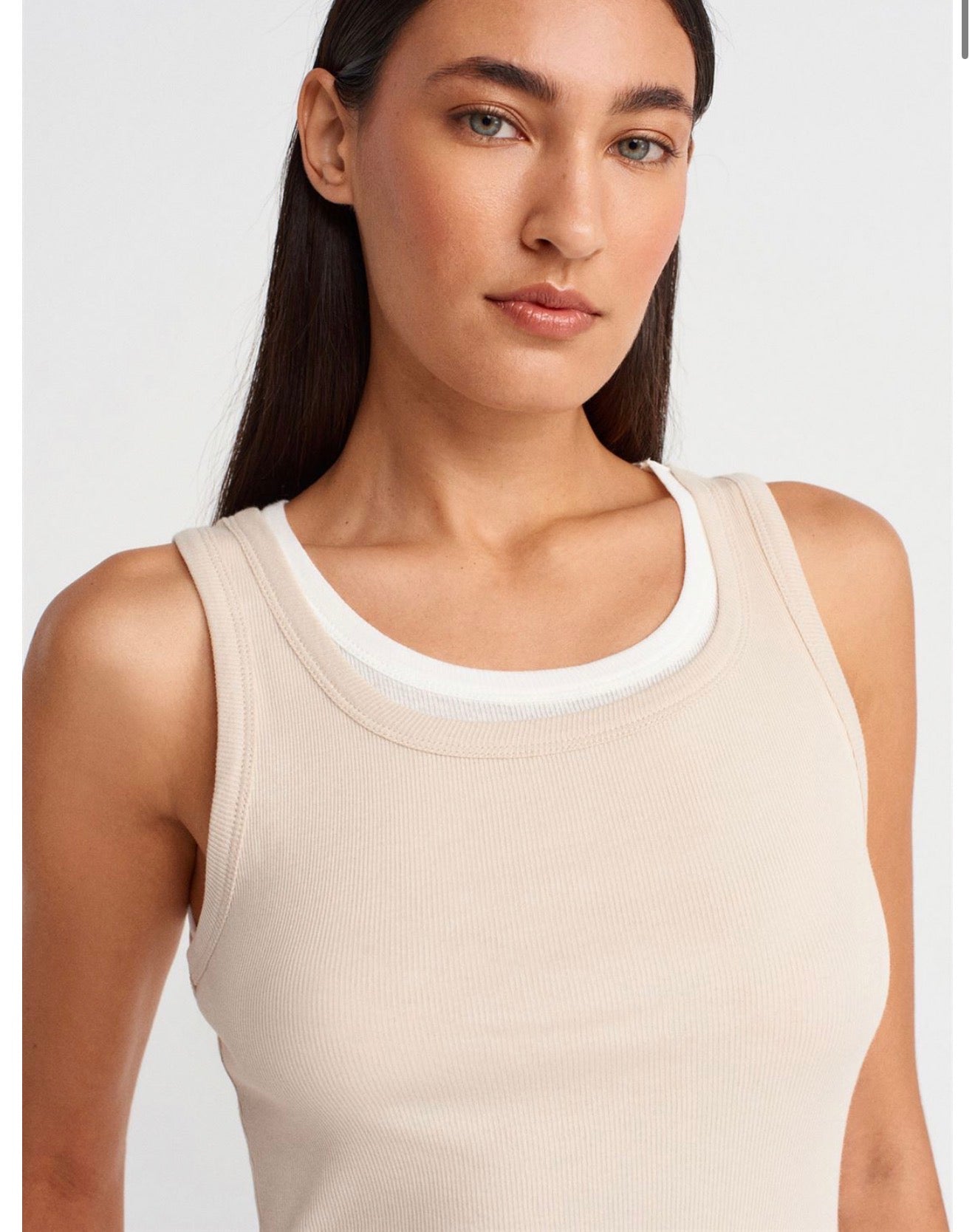 Beige/Pink/yellow top