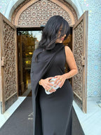 Black/Beige dress