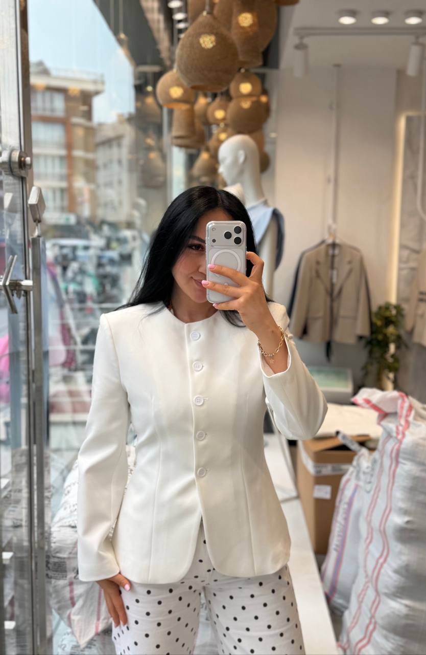 White Blazer