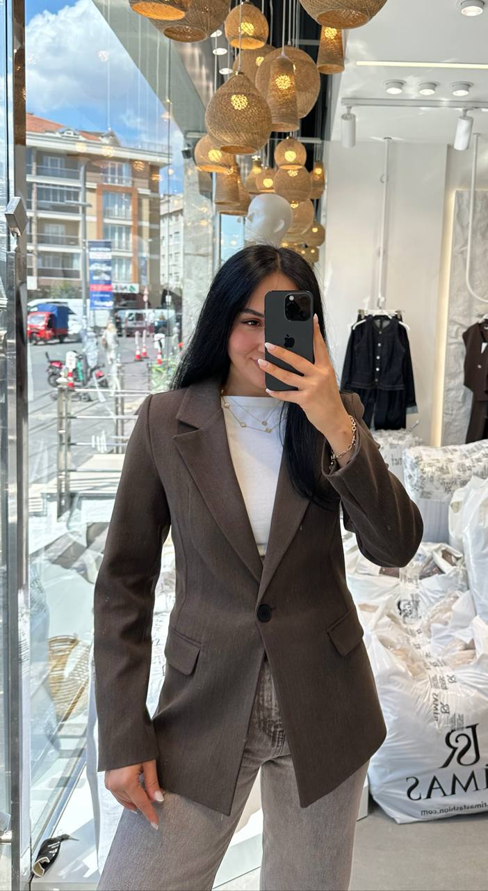 Brown blazer