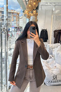 Brown blazer