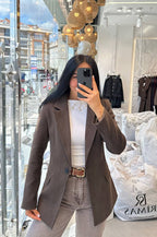 Brown blazer