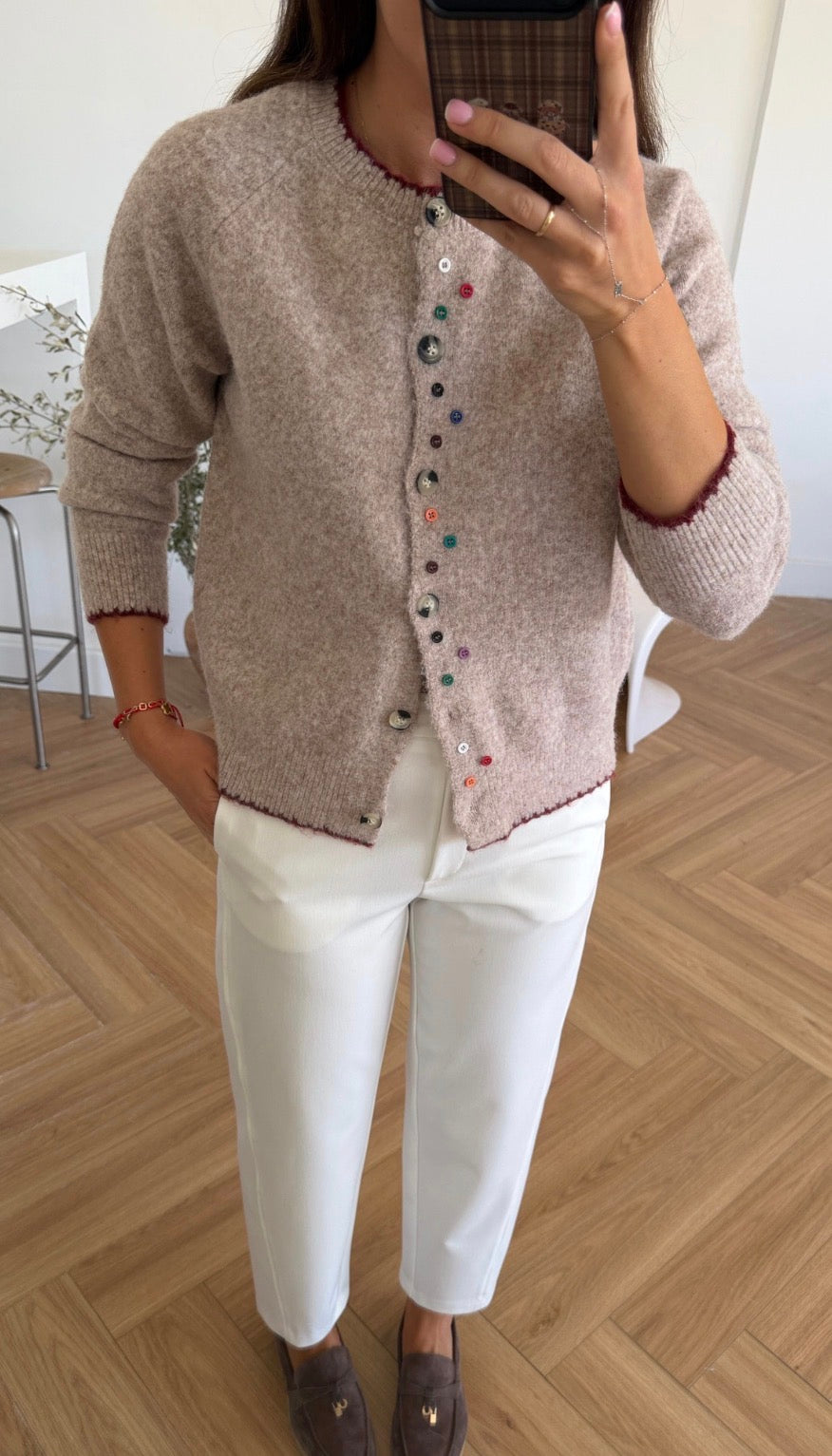 Beige top