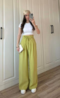 Green pants