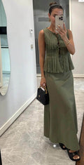 Olive green set
