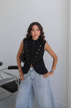 Black vest
