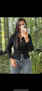 Black Burgundy White top