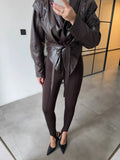 Black/brown tight