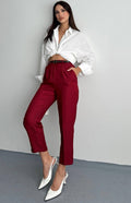 Burgundy pant