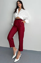 Burgundy pant