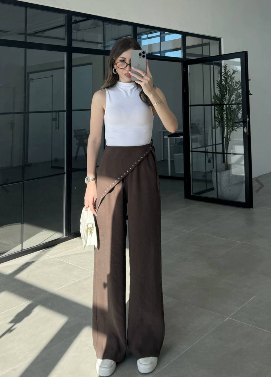 Brown Black pants