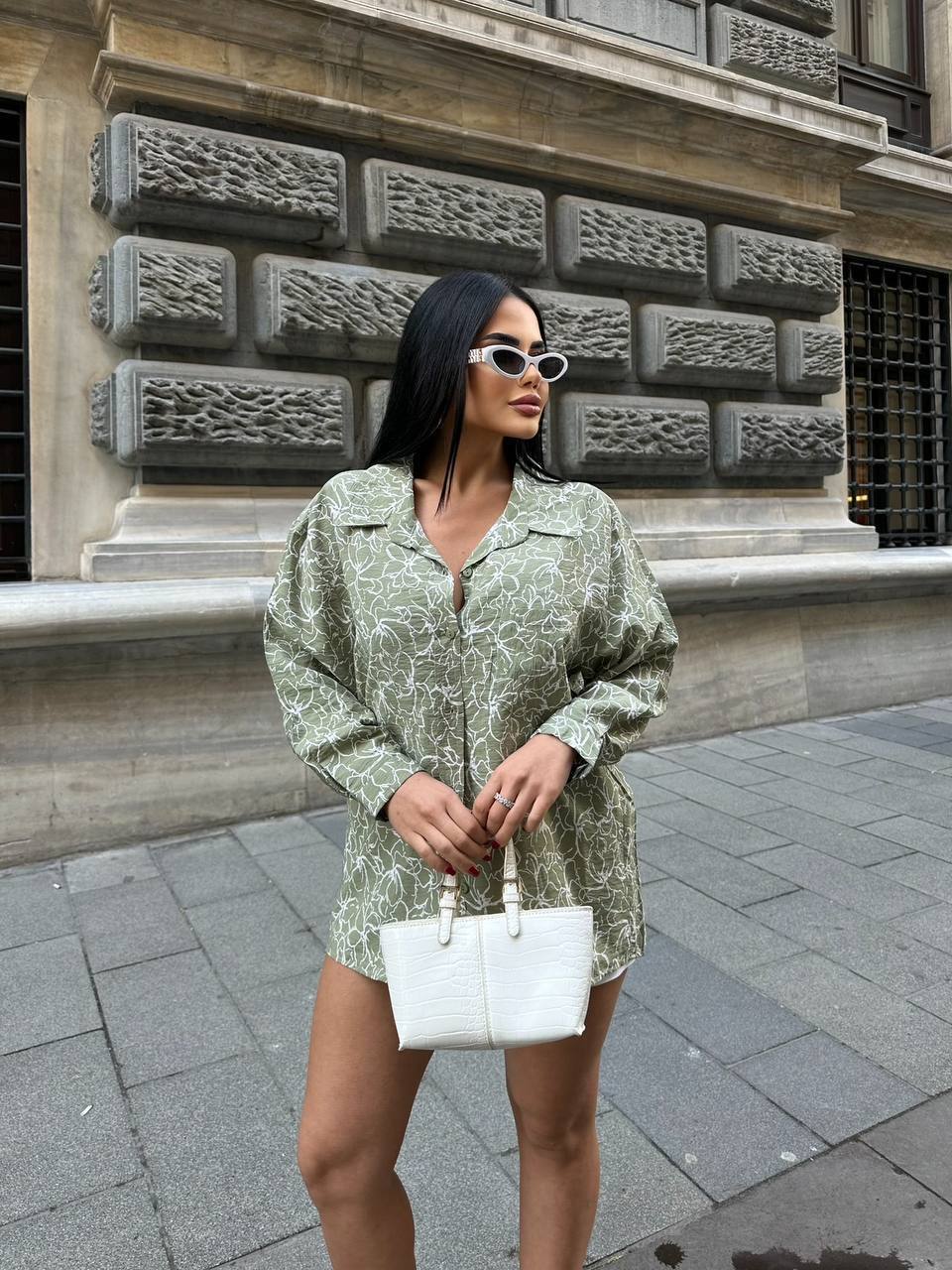 Olive green shirt