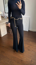 Brown black pants